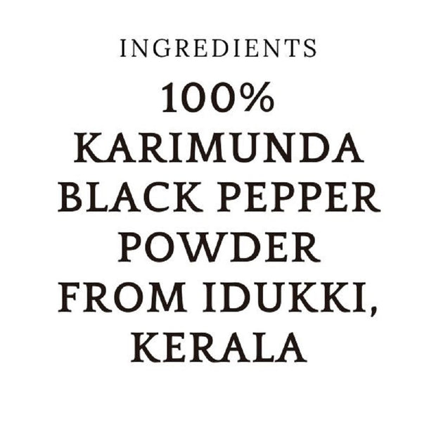 Karimunda Black Pepper Powder, 62g jar